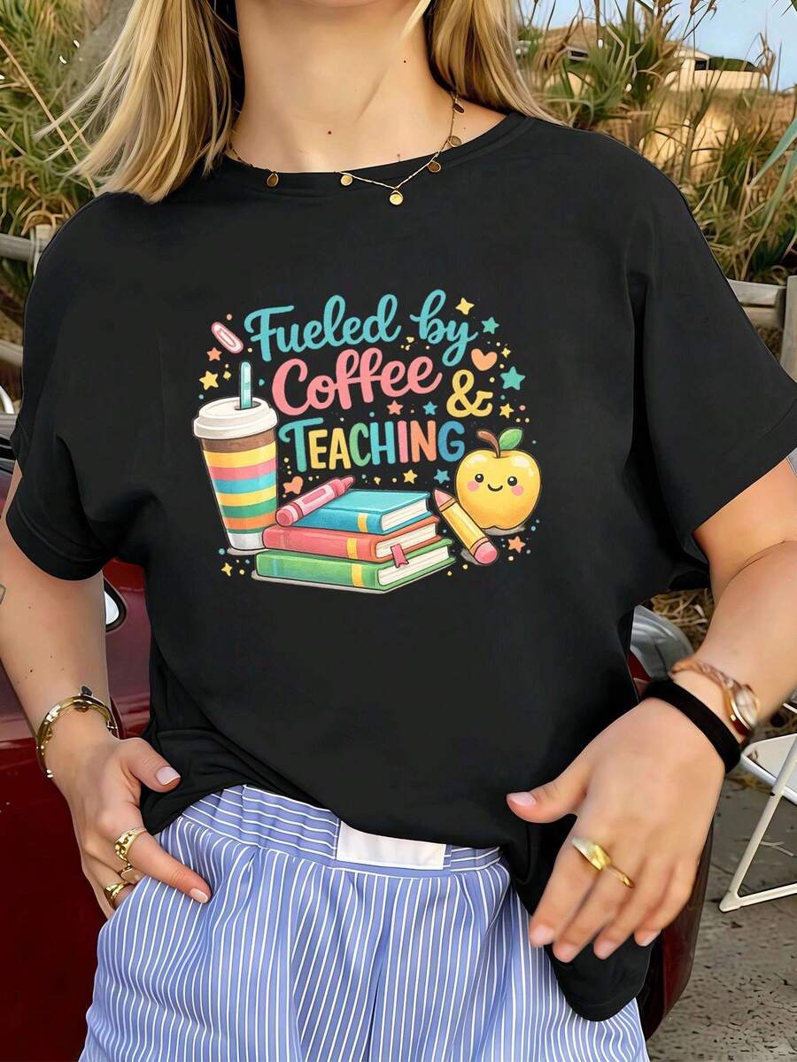 Women T-Shirts - Black - View 1