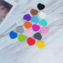 Ventouse de téléphone en silicone en forme de cœur, livrée avec 15 tampons adhésifs, facile à retirer et à nettoyer, prise en main améliorée, convient à de multiples surfaces d'installation, saison de la rentrée scolaire - Multicolore - Voir 11