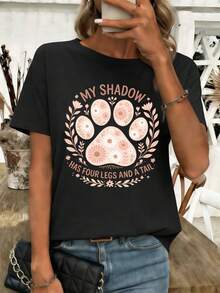 Women T-Shirts - Black - View 1