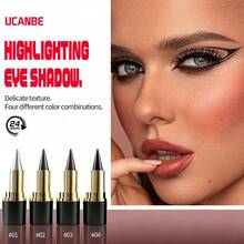 Waterproof Eyeliner Pencil, Long-Wearing Gel Eyeliner For Professional Makeup, 1 Count 4 Color - 彩色 - 查看 6