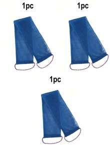 1-5pcs Set African Mesh Exfoliating Bath Towel, Double-Sided Soft & Rough Exfoliation, Effective Body Scrubber, Bathroom Back Scrubber, Quality Mesh Material, Convenient Strap Design, Bath Flower Towel, Moisturizing Skin, Suitable For Daily Use - Style a - View 38