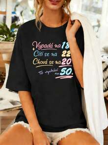 Women T-Shirts - Black - View 1