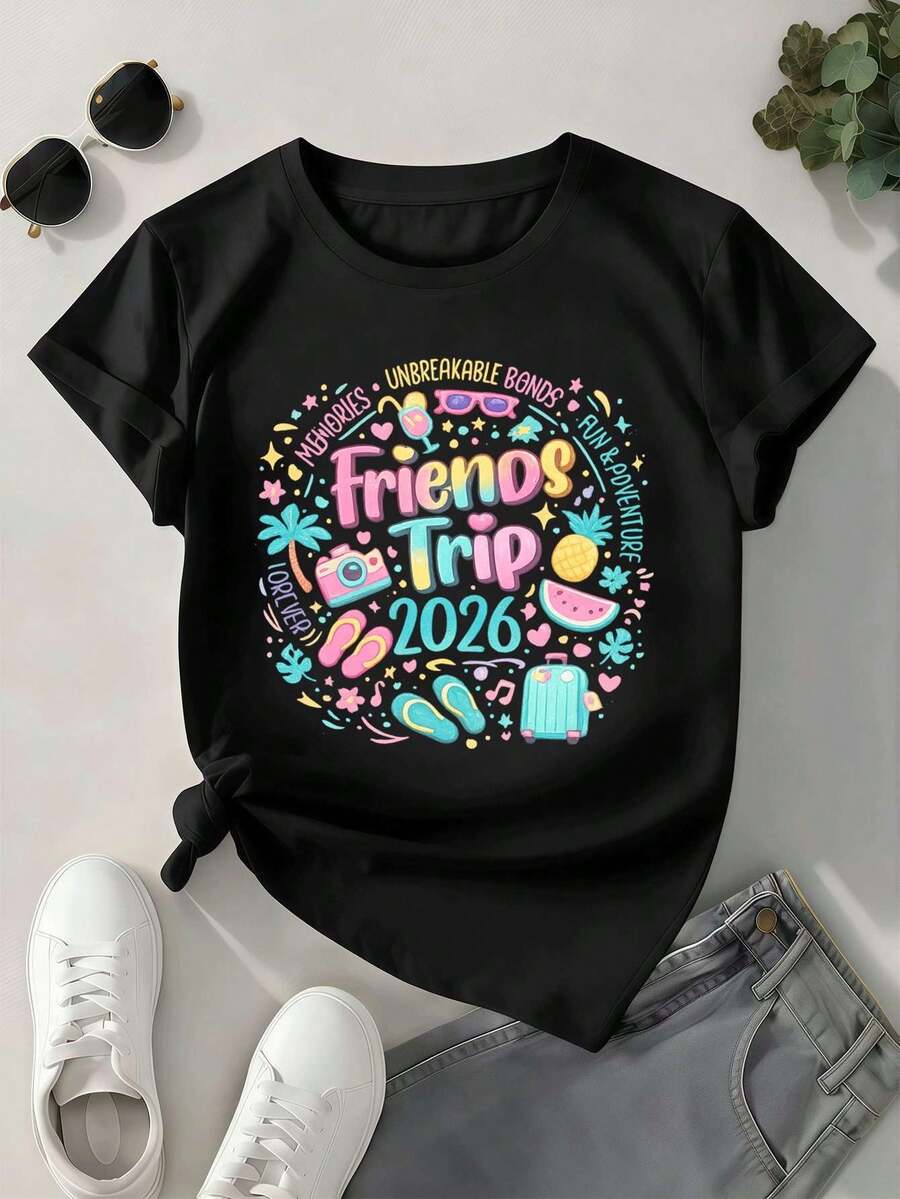 Women T-Shirts - Black - View 1