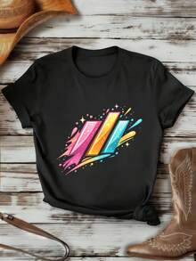 Women T-Shirts - Black - View 1