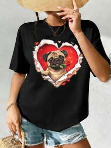 Women T-Shirts - Black - View 2