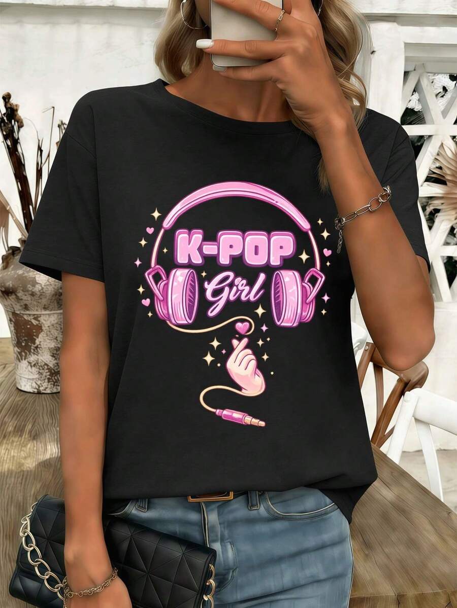 Women T-Shirts - Black - View 1