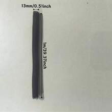 Funda trenzada de PET autobloqueante y expansible para cables DIY, conducto de cables flexible con superposición automática, organizador de cables adecuado para TV, computadora, gestión de cables de home theater - negro - Ver 2
