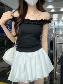 Women Tops - Black - View 7