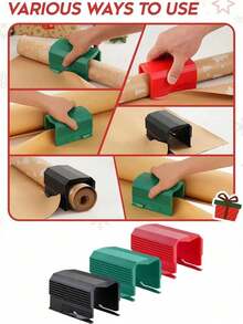 1pc/2pcs Packaging Paper Cutter, Valentine's Day Gift, Paper Cutting Slider Tool Set, Packaging Cutting Supplies For Making Birthday Gift Wrapping Paper Rolls - A - View 7