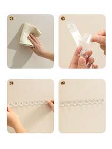 1-3 chiếc giá treo trang sức trong suốt 8 móc gắn tường - Thiết kế móc treo, giá đựng đa chức năng cho vòng cổ, vòng tay, bông tai, nhẫn, giá treo tiết kiệm không gian, chắc chắn và bền bỉ, phù hợp với căn hộ nhỏ, món quà trang trí nhà hoàn hảo (Áp dụng cho phòng khách, phòng ngủ, phòng tắm) - Trong sáng - Xem 7