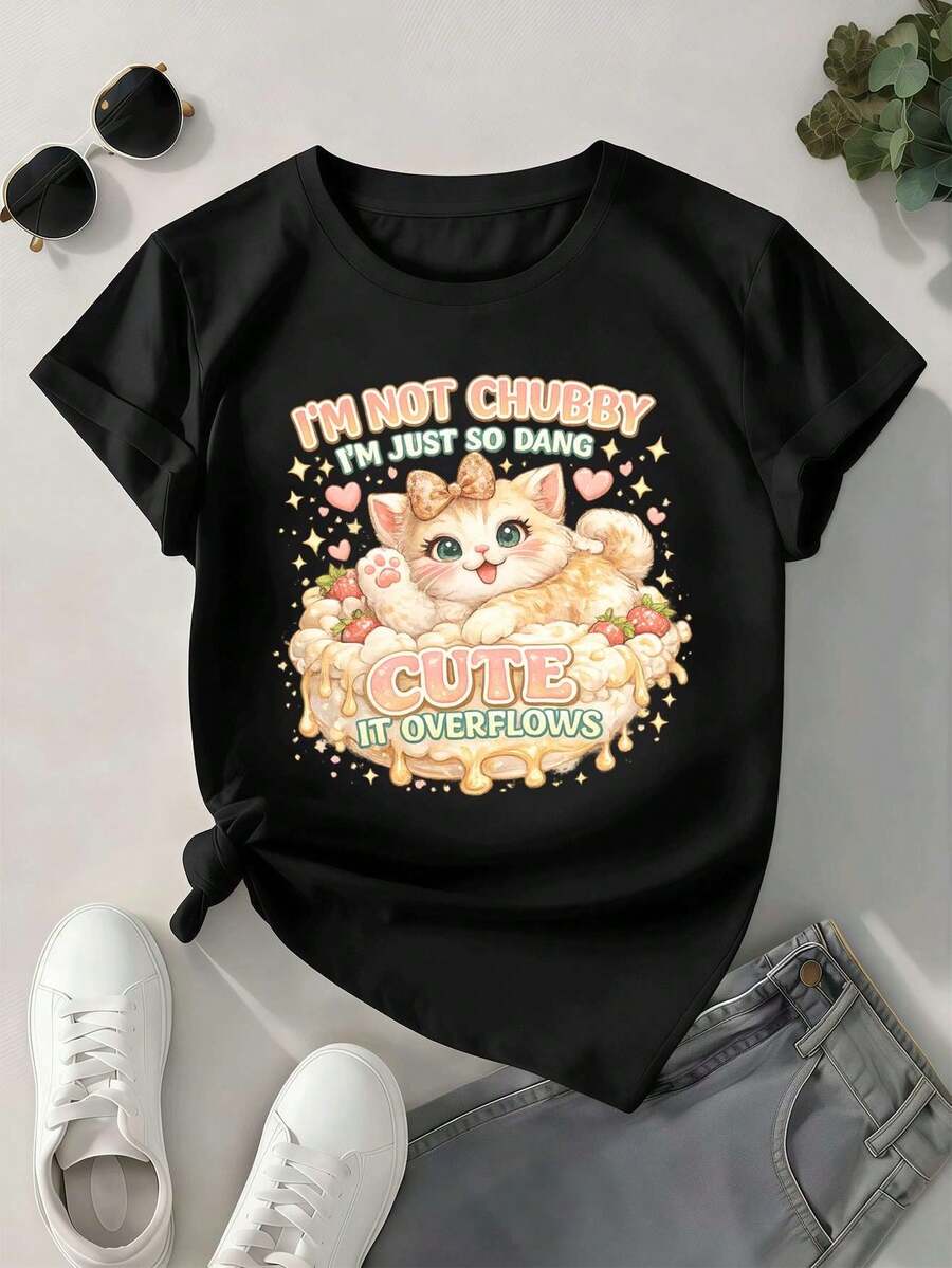 Women T-Shirts - Black - View 1