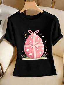 Women T-Shirts - Black - View 2