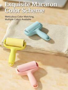Pocket Travel Portable Fuzz Roller - Mini Fuzz Roller Pet Hair Cleaner, Suitable For Outdoor Travel, Business Trip, Home, Car, Essential Pet Hair Cleaning Roller - Multicolor - View 8