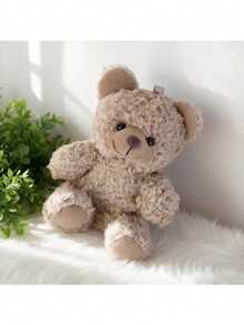 1pc Cute Teddy Bear Plush Hanging Ornament, Suitable For Children's Birthday Party, Home Decor, Girls' Room Decor, Thanksgiving, Spring/Summer - Multicolor - View 8