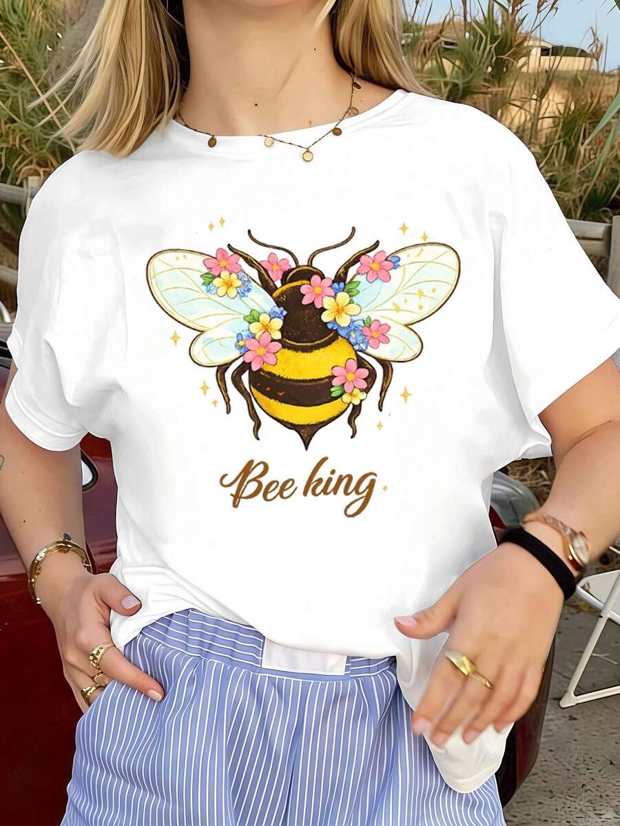 Women T-Shirts - White - View 1