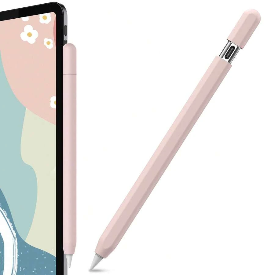 适用于 Apple Pencil Pro 和第二代 Apple Pencil 的硅胶保护套,包含 3 个替换笔尖 - 彩色 - 查看 1