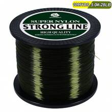 High-Quality Monofilament Nylon Fishing Line 1000M/1093YDS High-Sensitivity Casting And Smooth Sea Fishing Main Line Suitable For All Complex Fishing Scenes Olive Green - Olive Green - View 8