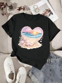 Women T-Shirts - Black - View 2