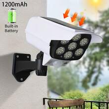 Outdoor Motion Sensor Solar Lights 2000 Lumens 77 LEDs Spotlight With Remote Controller FloodLights Outdoor IP66 Waterproof, Wireless Dummy Decoy Fake Security Camera For Porch Garden Patio Driveway. Solar Lights Outdoor Waterproof, Outdoor Lamps Lamps For Living Room, Cosas Para El Cuarto, Room Acesories, Bedroom Acesories - 1 CÁI - Xem 11