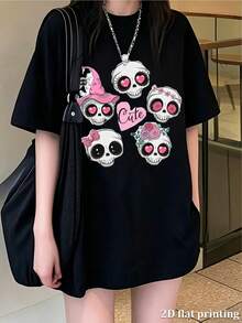 Women T-Shirts - Black - View 6