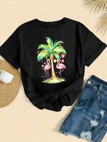 Women T-Shirts - Black - View 2
