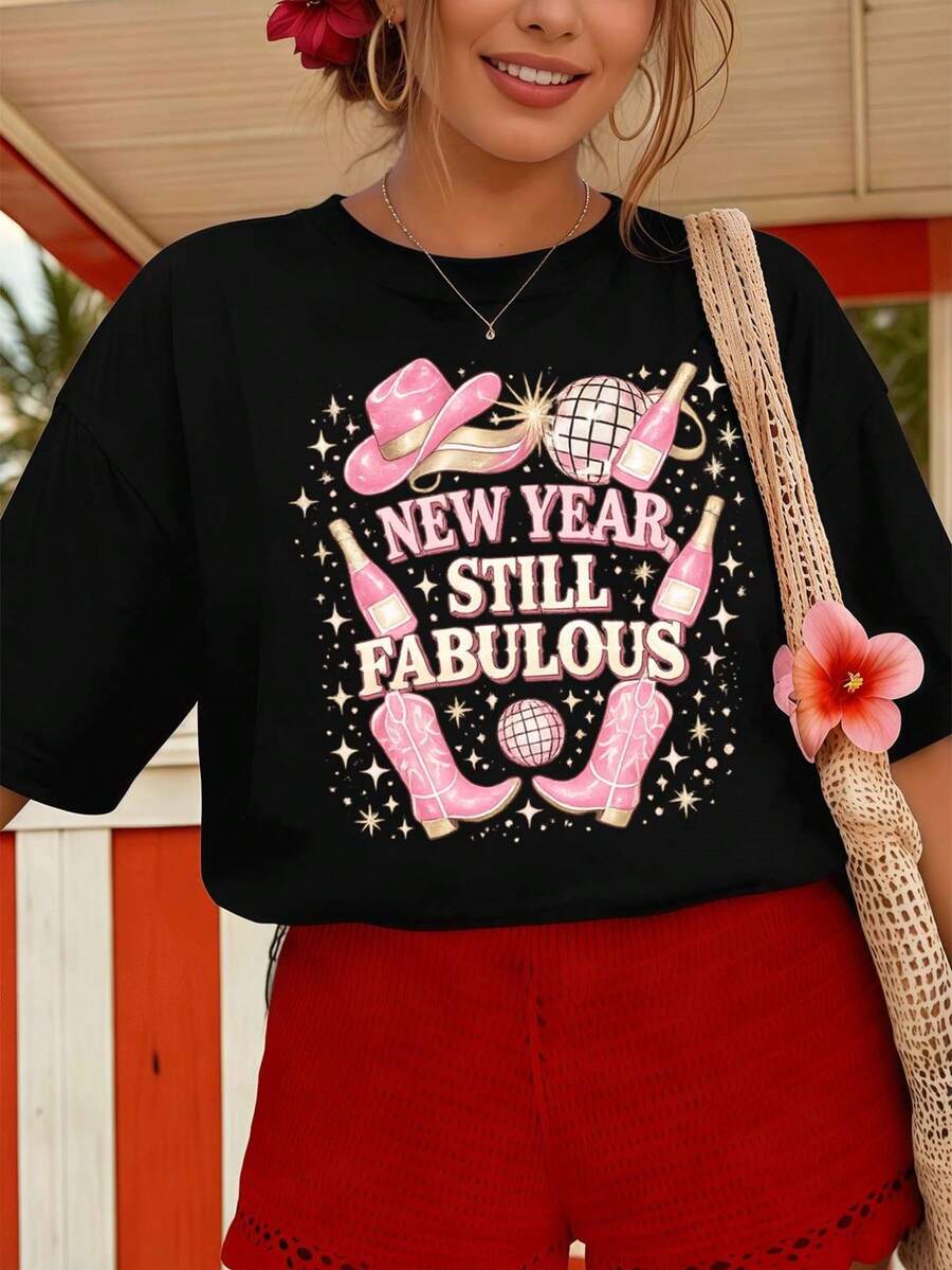 Women T-Shirts - Black - View 1