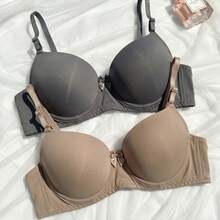 Smooth Padded Bra Basic Reinforced Bra Everyday Bra Classic Comfortable Lingerie Women's Intimate Fashion Adult - Multicolor - View 8