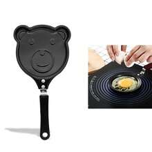 Sartén antiadherente mini, sartén portátil para cocinar huevos al aire libre con mango - Ver 2