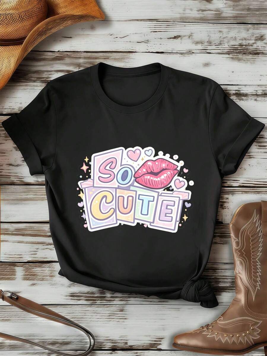 Women T-Shirts - Black - View 1
