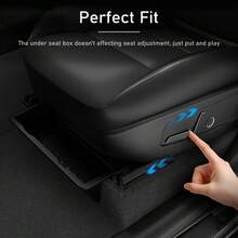 For juniper Seat Storage Box Center Console Organizer Containers Front Rear Tray Garbage Accessories New Model Y 2025 - 2 piezas delanteras - Ver 6