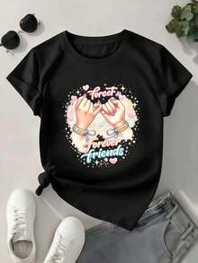Women T-Shirts - Black - View 1