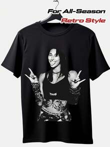 Women T-Shirts - Black - View 1