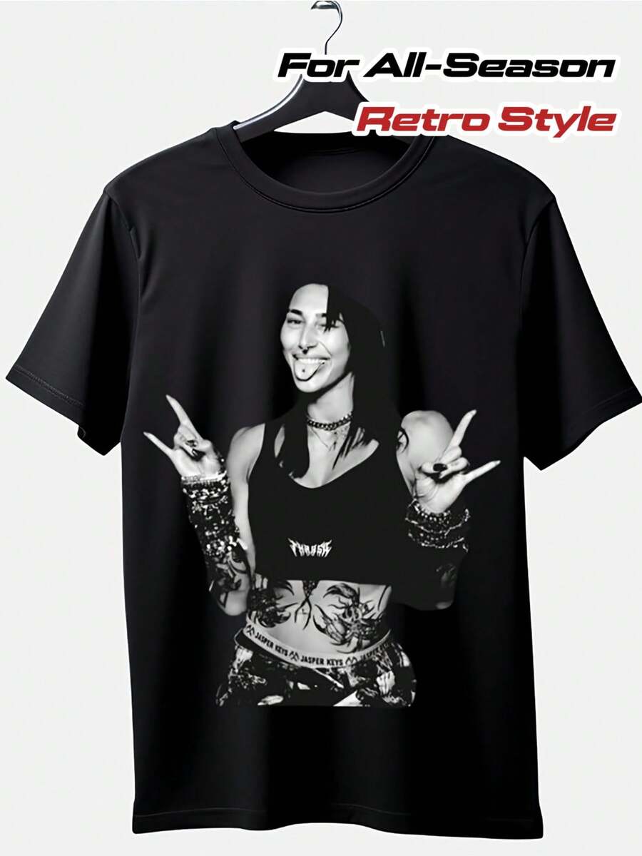 Women T-Shirts - Black - View 1