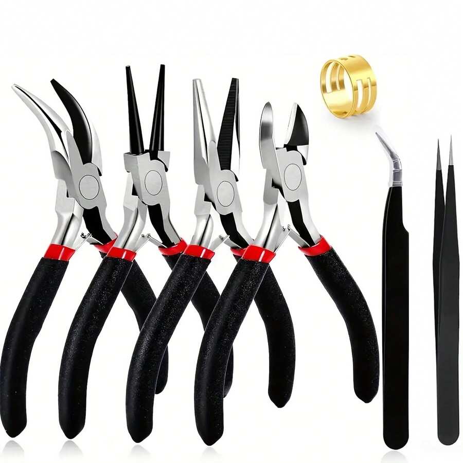 Bộ dụng cụ làm trang sức, dụng cụ đa năng, đồ dùng thiết yếu trong gia đình, kìm mini, dụng cụ thủ công, phụ kiện trang sức tự làm, kìm thủ công. Dụng cụ và vật tư làm trang sức, hạt cườm và vật tư làm trang sức. Vật tư nghệ thuật, thủ công và may vá. - Nhiều màu - Xem 1