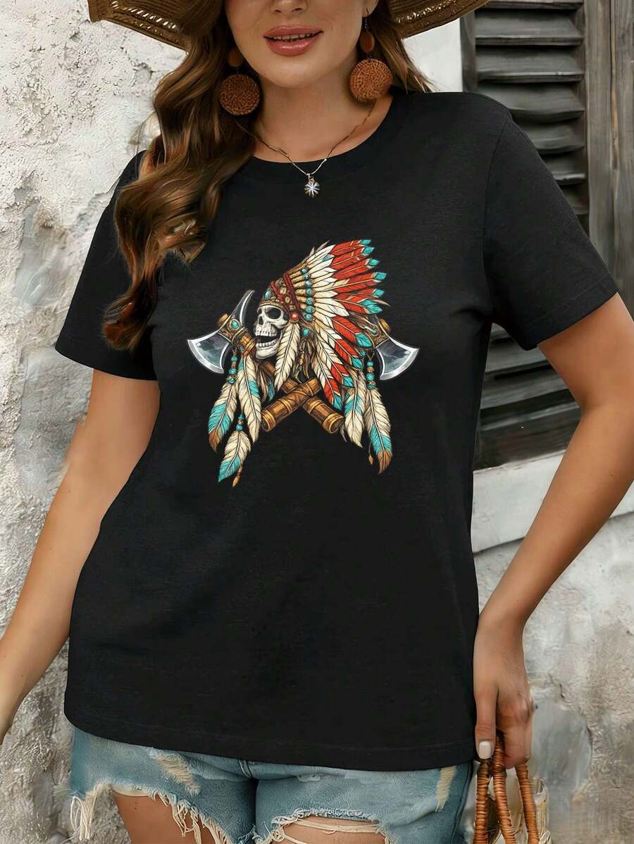 Women T-Shirts - Black - View 1