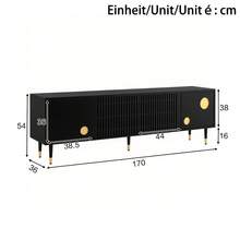 Television Stands & Entertainment Centers - Black - View 8