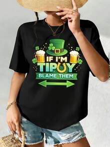 Women T-Shirts - Black - View 2