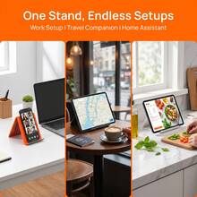 2027 New Foldable Deformable Magic Stand – Flexible Aluminum & Silicone Support, Universal For Phone, Tablet & Laptop, Desktop & Hanging Mount, Anti-Slip & Scratch-Resistant, Portable Rollable Design For Office & Entertainment - A - View 12