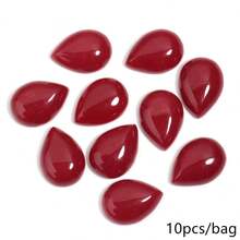 10-2pcs Natural Stone Water Drop Shaped Cabochon Gemstones, For Ring, Bracelet, Necklace, Earring Pendant DIY Jewelry Making Decoration - Spar Interface - View 20