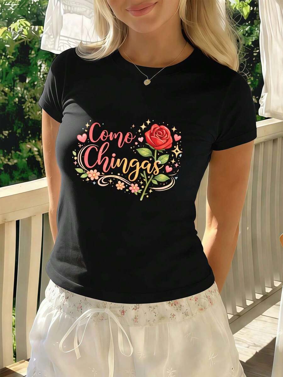 Women T-Shirts - Black - View 1
