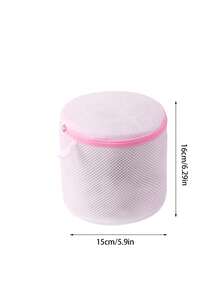 1pc Floral Pattern Underwear Laundry Bag, Random Columnar Flower Design, Spring Minimalist Style, Perfect For Summer Tops - Multicolor - View 5