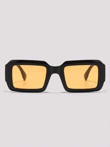 Visivana Vintage Square Sunglasses Women Plastic Fashion Classic Design Decorative Outdoor Travel Beach Vacation Uv Protection Eyewear Sunglasses Beach Sun Glasses Beach Accessories For Women Sun Glasses Sunglasses Shades Basics And Suit For Sweater Jeans Sweatpants Hoodie Jackets Dress And Long Sleeve Shirt Fashionable Shade Elegant Outfit Family Outings Travel Vacation Holiday For Summer Beach Vacation,Outdoor,Travel - Multicolor - View 1