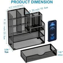 Desk And Drawer Storage - [black] - View 3