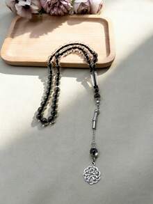 1 bộ vòng tay hạt cườm 45 hạt 10mm, vòng tay hạt cầu nguyện hàng ngày, chuỗi hạt Ramadan, unisex, thích hợp cho (Ramadan, Eid Al-Fitr, Eid Al-Adha, quà tặng ngày lễ) - nhiều màu - Xem 8