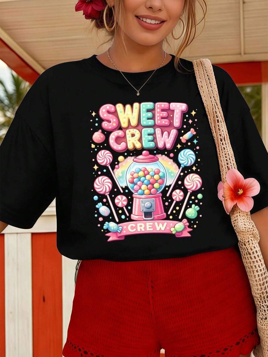 Women T-Shirts - Black - View 1