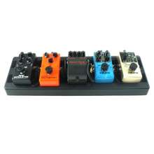 Compact Portable Guitar Effect Pedal, Made Of High-Hardness PE Material. The Power Supply Can Be Hidden Inside The Board To Avoid Messy Surface, Aesthetically , Practical And Durable - Black - View 5
