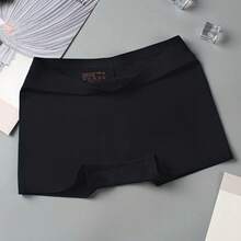Pantalones cortos de  sin costuras para mujer, ropa interior antiexposición L XL, negro, informal, ventilado, suave, deportivo, Fitness, Yoga - Naranja - Ver 3