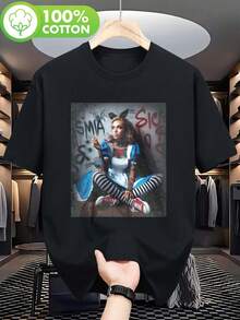 Women T-Shirts - Black - View 6