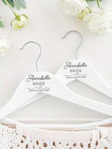 Personalized Bridesmaid Hanger, Wedding Coat Hanger (Customizable), Bridesmaid Hanger, Wedding Hanger, Bridal Hanger, Personalized Wedding Hanger, Bridal Hanger, Engraved Bridal Hanger, Decorative, Reusable, Multi-Functional, Fashionable, Exquisite - Multicolor - View 5