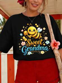 Women T-Shirts - Black - View 1